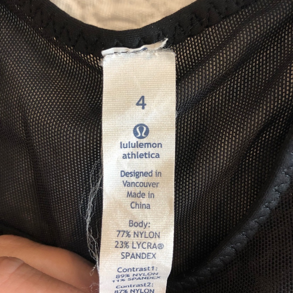 Lululemon Mesh Detail Tank Top - Picture 4 of 4